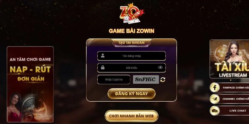 Tải app Zowin l&agrave; sự lựa chọn tuyệt vời cho t&iacute;n đồ m&ecirc; giải tr&iacute;&nbsp;